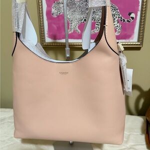 Coach Blush Leather Brooklyn 28 Bag